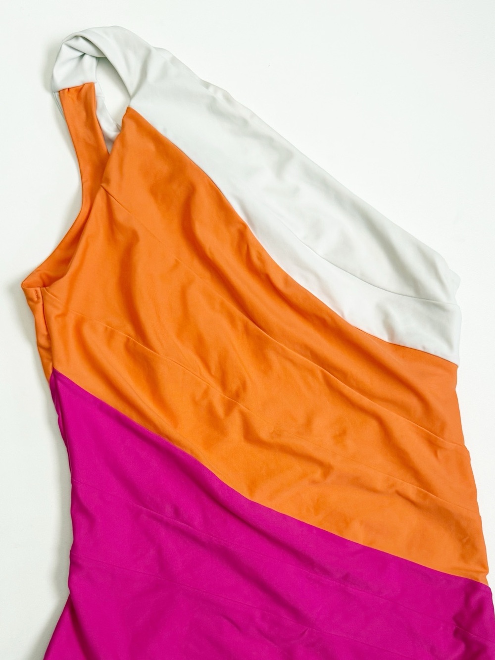Summersalt Colorblock Sidestroke One Piece Swimsuit 14 Bathingsuit Pink Orange - Picture 10 of 15